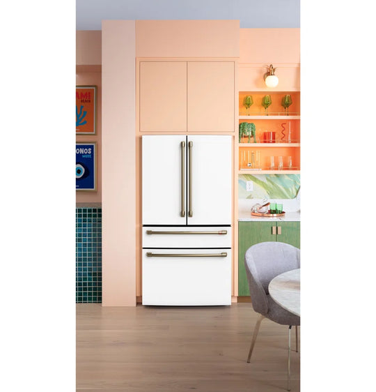 ENERGY STAR 23.2 Cu. Ft. Smart Counter-Depth 4-Door French-Door Refrigerator with Dual-Dispense Autofill Pitcher