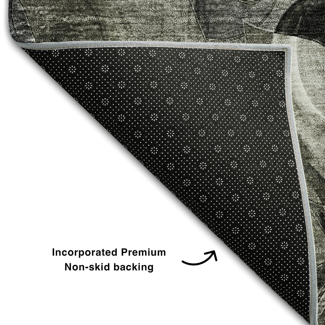 Premium Washable Super Soft Abstract Floral Mayfield Rug