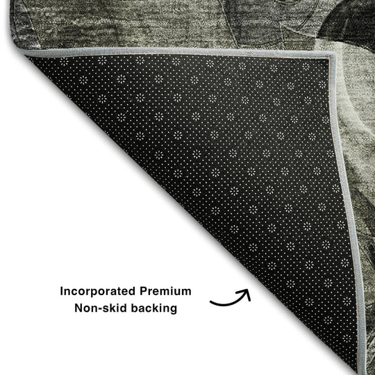 Premium Washable Super Soft Abstract Floral Mayfield Rug