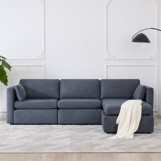 Mia Oversized Modular Sectional Fabric Sofa