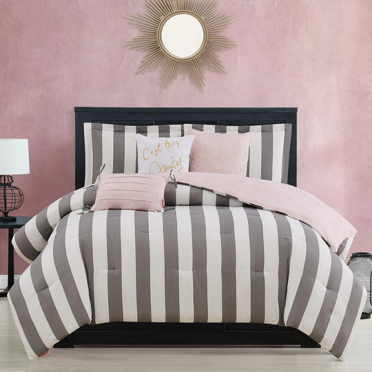 Juicy Reversible Cabana Stripe Bedding Set