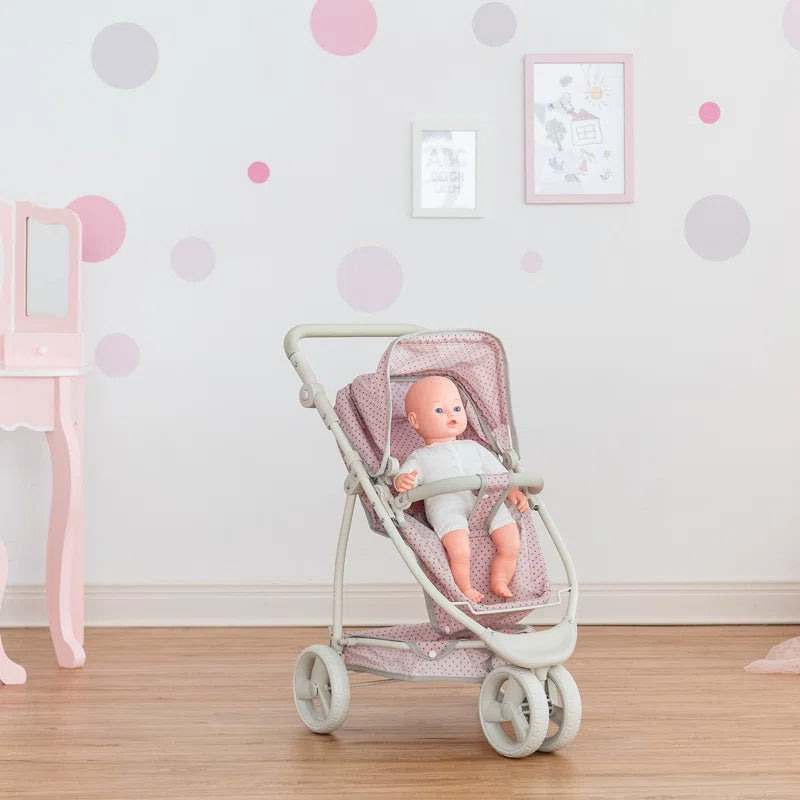 Olivia'S Little World Doll 2-In-1 Convertible Stroller