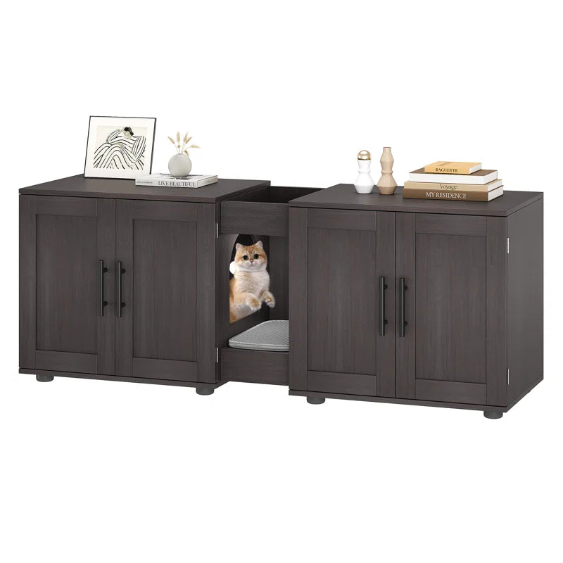 Dyte Medium Density Fiberboard (MDF) Litter Box Enclosure