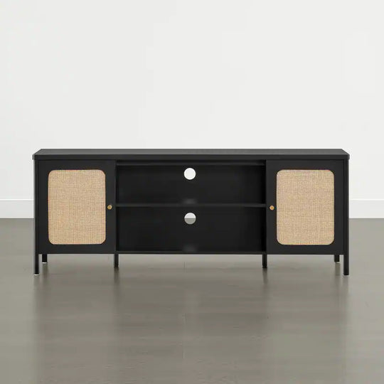 62" Bohemian TV Stand Modern Media Console Entertainment Center