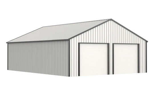25 Ft. W X 33 Ft. D Outdoor Metal Storage Shed Garage Shed with Doors