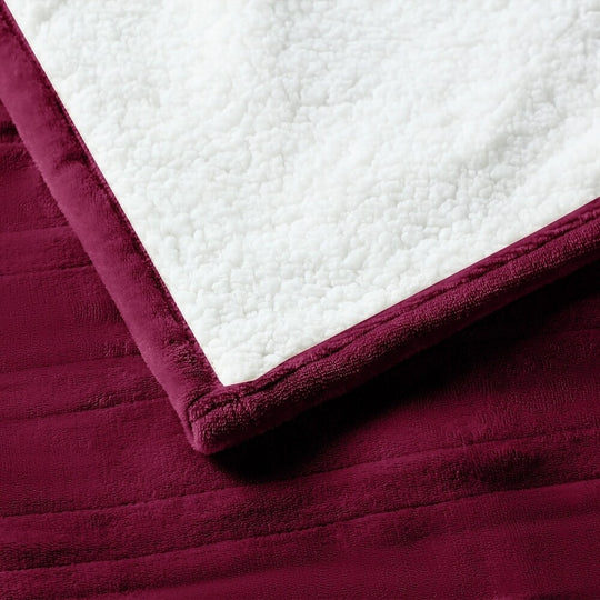 Flannel Electric Heated Blanket with Controller