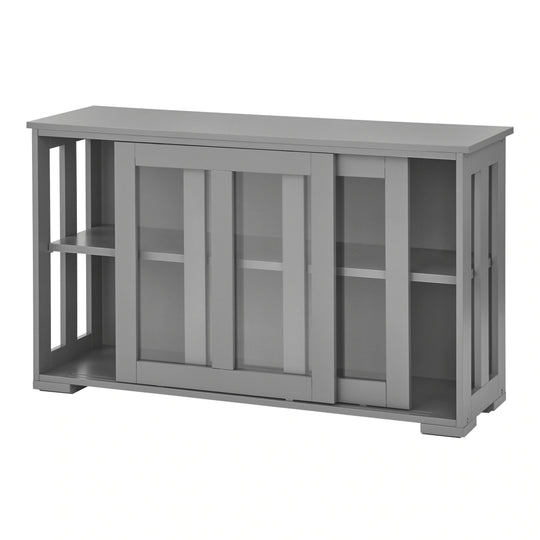 Jefferson Sliding Glass Door Stackable China Cabinet