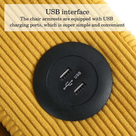3-In-1 Pull-Out Sleeper Sofa Bed Convertible Adjustable Multi-Functional Loveseat with USB Port