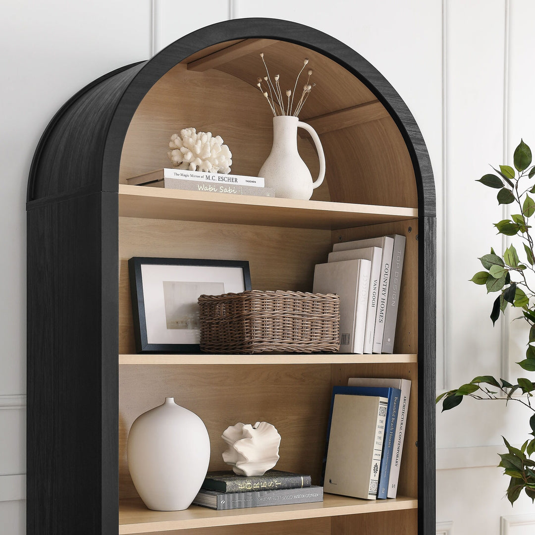 Evie Arched Bookcase Display Cabinet