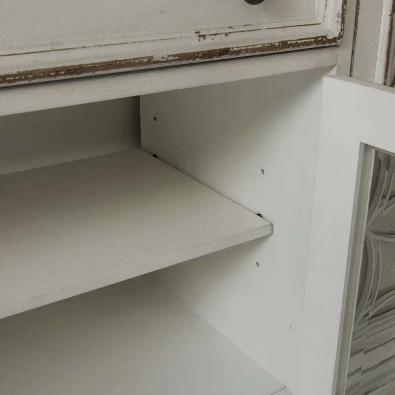 Colchester Entertainment Center for Tvs up to 80" - Antique White