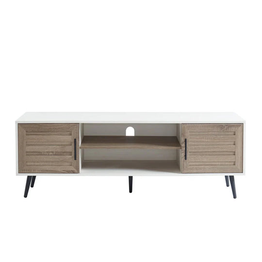 Mid-Century Modern TV Stand for Tvs up to 70" Entertainment Center Media Console - 20.5'' H X 59'' W X 15.5'' D
