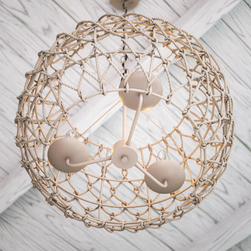 Hachiro 3 - Light Dimmable Globe Chandelier
