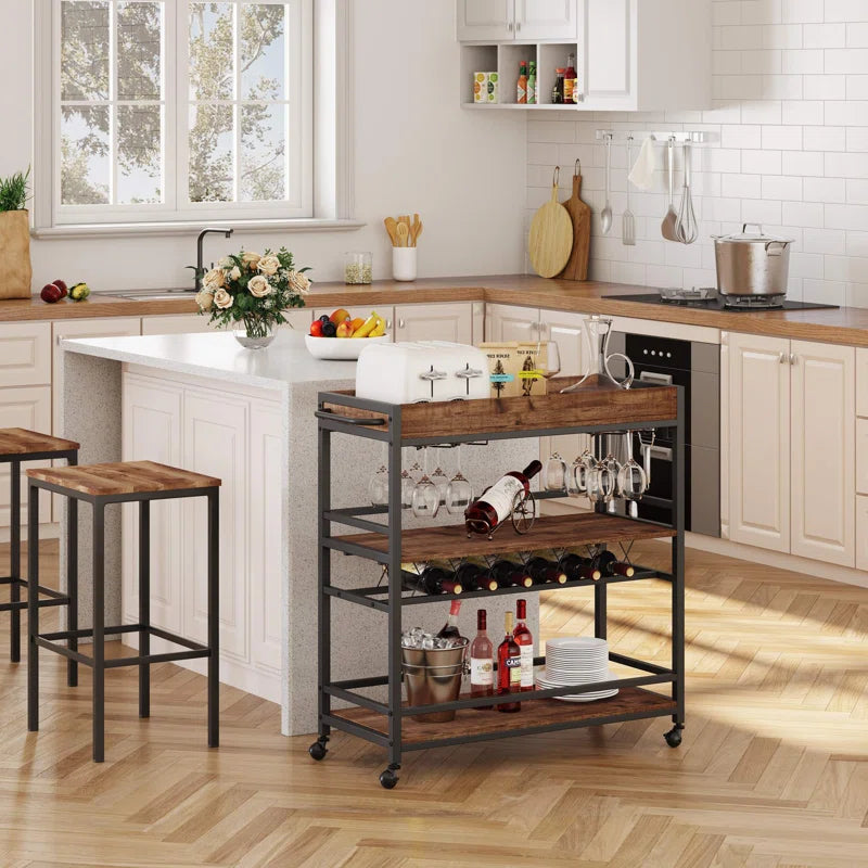Aust Metal Bar Cart