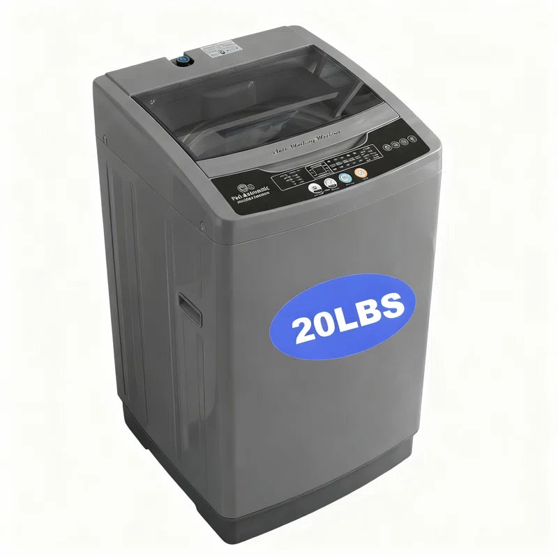 20 Lb Capacity Portable Washing Machine with Turbo Wash Technology - 2-In-1 Washer & Spin Dryer Combo