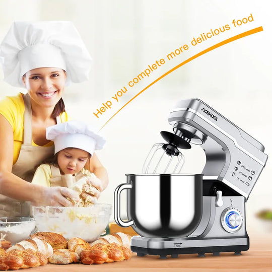 7.5 Quarts 10 Speed Tilt Head Kitchen Stand Mixer