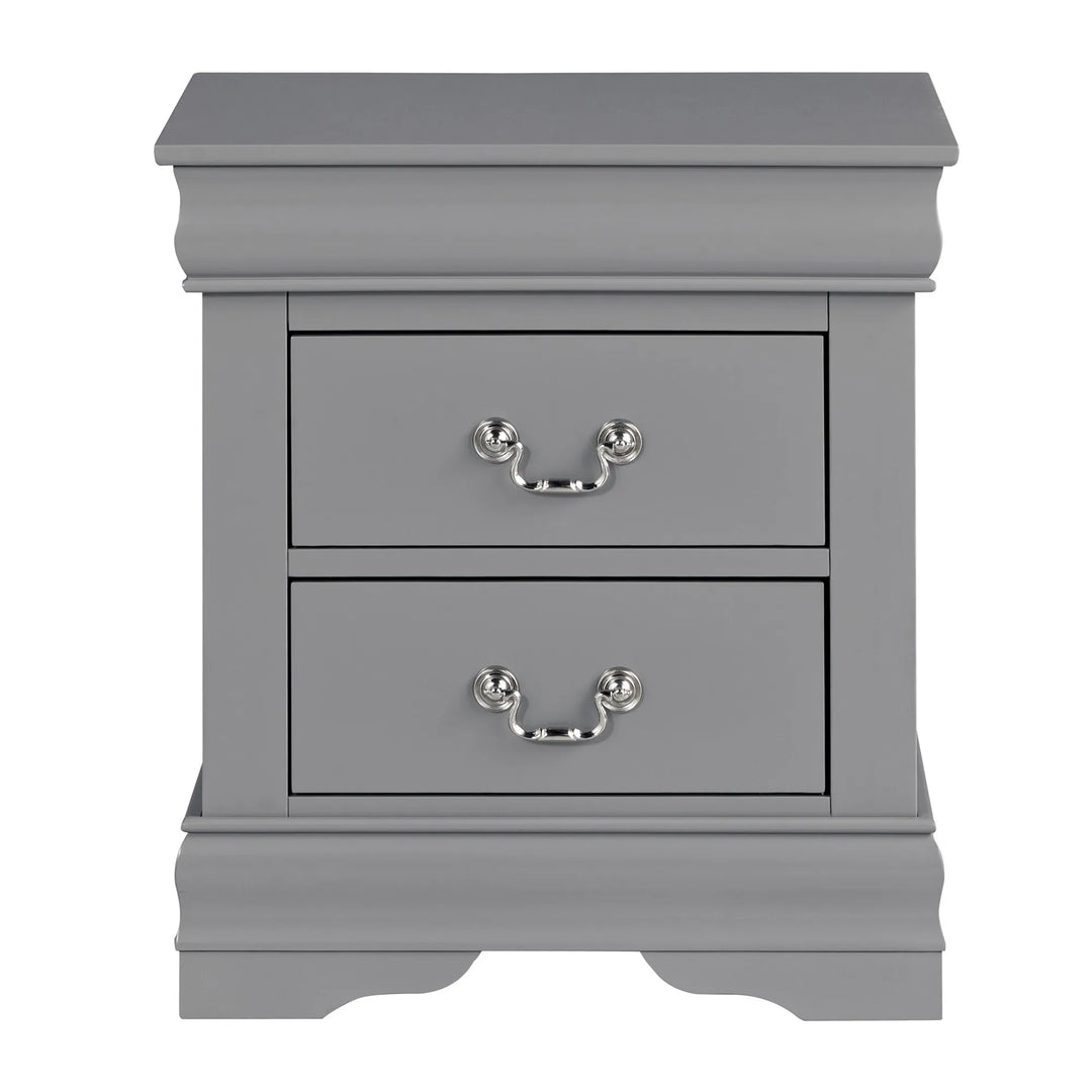 Modern Grey 2 - Drawer Nightstand