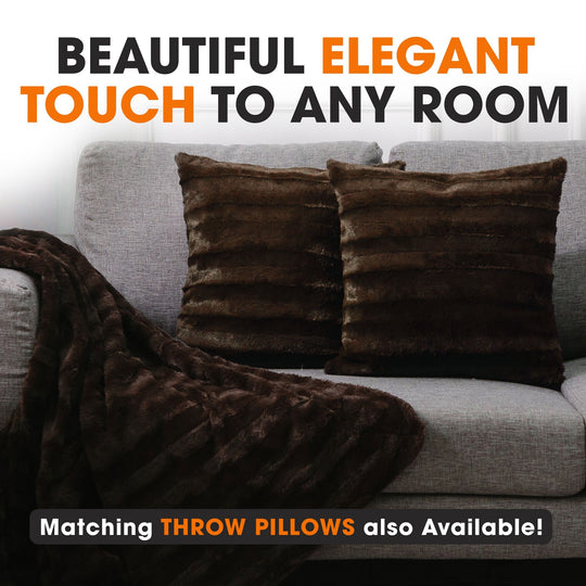 40 X 50 Ultra Soft Faux Fur Throw Blanket