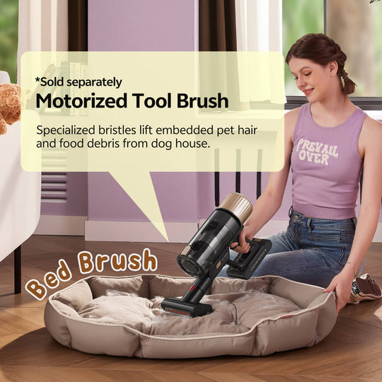 Cordless Vacuum Cleaner Ideal for Carpets and Pet Hair