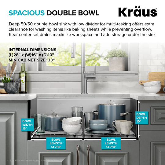 Kore Workstation Undermount Stainless Steel Kitchen Sink