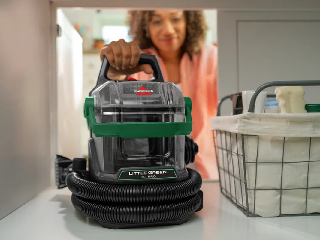Little Green Pet Pro Portable Carpet Cleaner Portable Carpet and Upholstery Deep Cleaner, Car/Auto Detailer, with Self-Cleaning Tough Stain Tool, Pet Hair Removal Tool, Crevice Tool 3908