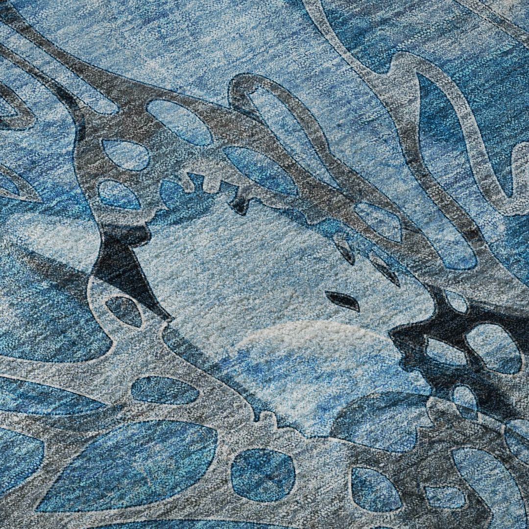 Premium Washable Super Soft Abstract Floral Mayfield Rug