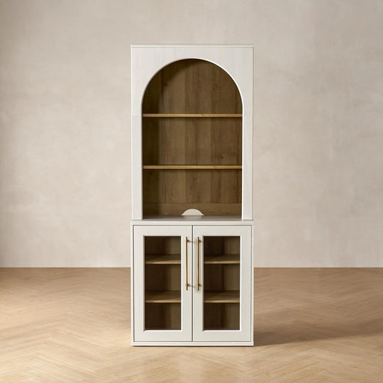 Mopio Blake Acrylic Cabinet with Hutch