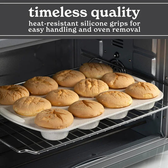 Nonstick Stackable Bakeware Set - Heavy Duty, Durable, Easy Release Baking Set, 10 Pcs