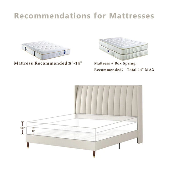 Beauviore Upholstered Platform Bed