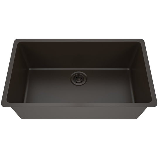 Drop-In Quartz 32 Inch Single Bowl Kitchen Sink Kit - 32"X19"