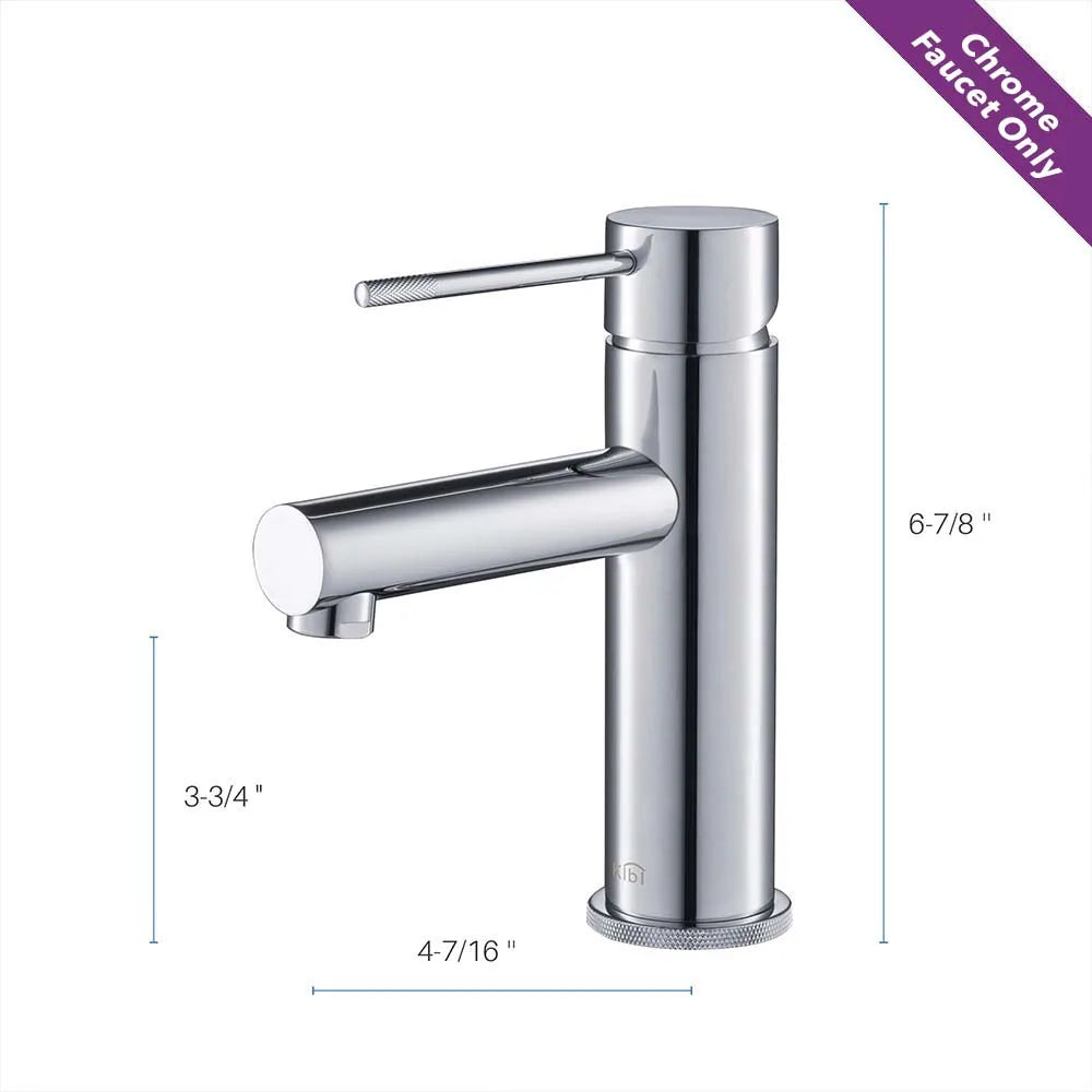 Luxury Single Hole Bathroom Faucet