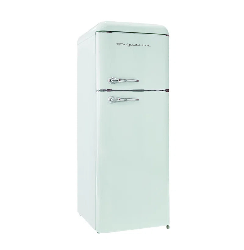 7.5 Cu. Ft. Capacity Retro Fridge Freezer Combo, Upright Fridge Freezer Combo, Apartment Size