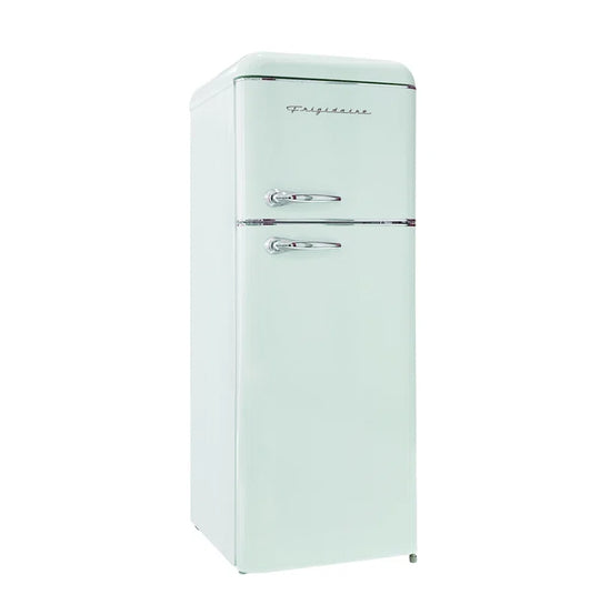 7.5 Cu. Ft. Capacity Retro Fridge Freezer Combo, Upright Fridge Freezer Combo, Apartment Size