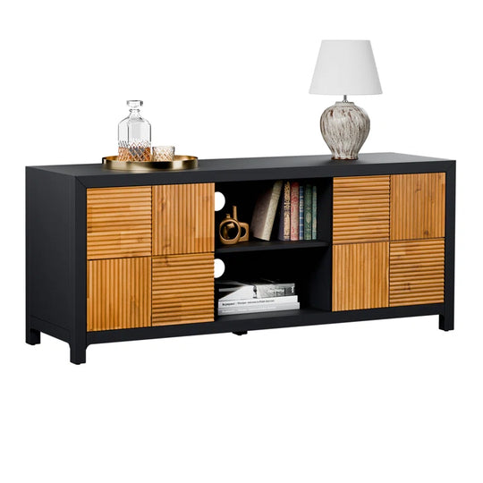Vivian Jade Solid Wood Fully Assembled TV Stand for Tvs up to 60"