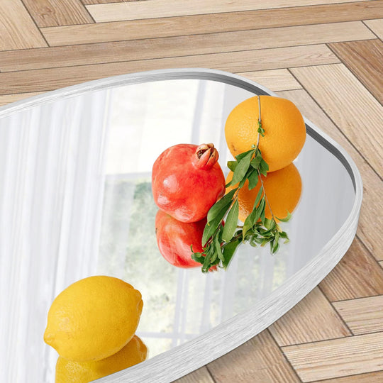 2 Pack Oval Mirror Vanity Decorative Wall Mirror
