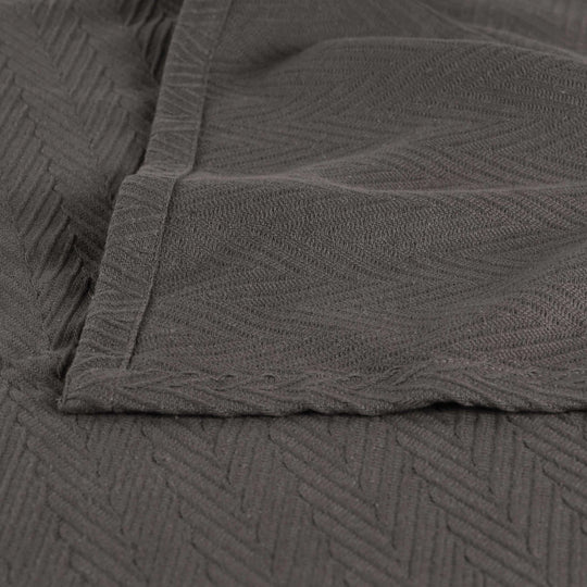 Metro Zig-Zag Chevron All-Season Bedding Cotton Blanket