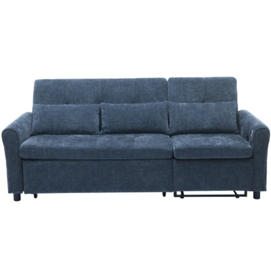 2-In-1 Sofa with Pull-Out Sleeper & Reversible Recliner by