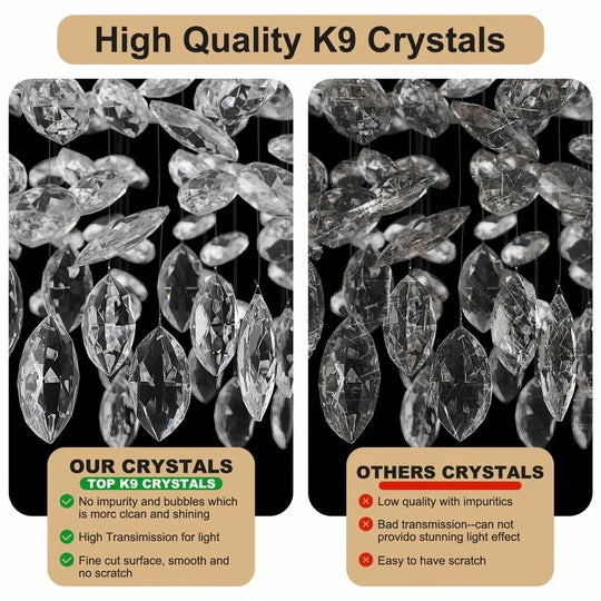 Crystal Dimmable LED Tiered Chandelier - 118In