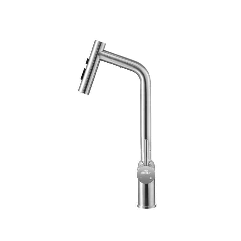 Kitchen Faucet with Pull down Sprayer, Cold & Hot Water Function