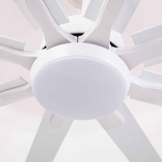 65-Inch Modern Reversible Dimmable Large Ceiling Fan with Light and Remote