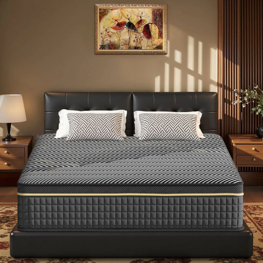 12-Inch Hybrid Mattress with Memory Foam Comfort & Individually Wrapped Coils