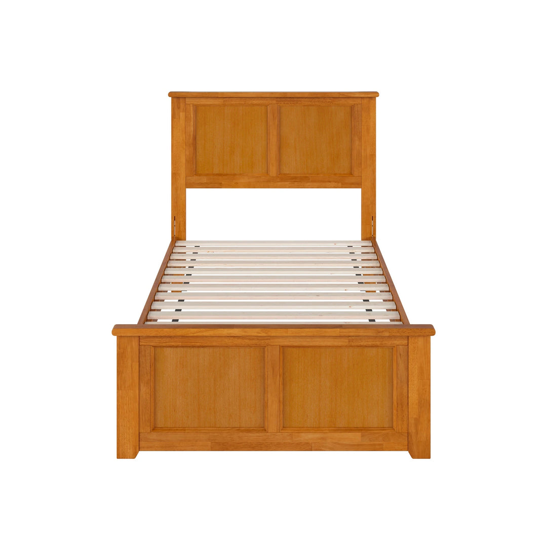 Charlotte Solid Wood Low Profile Platform Bed with Matching Footboard