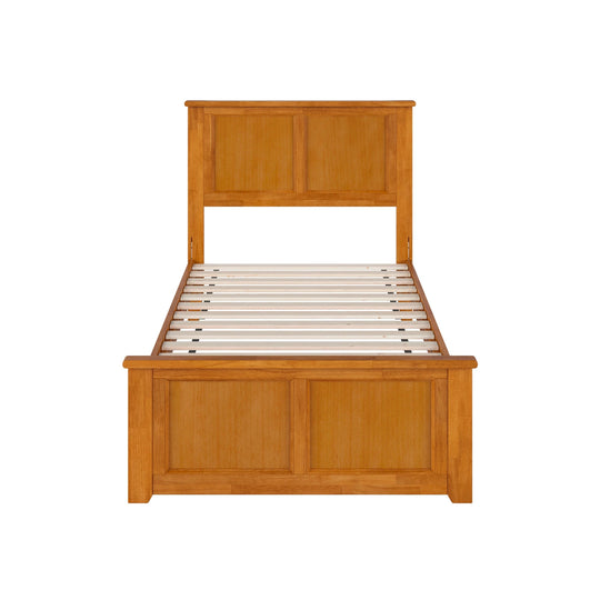 Charlotte Solid Wood Low Profile Platform Bed with Matching Footboard
