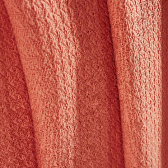 Waffle Weave Honeycomb Knit Soft Cotton Blanket
