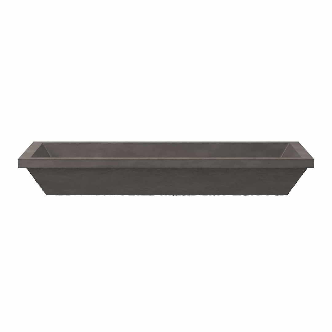 Arcata Nativestone Concrete Undermount Trough Bathroom Sink