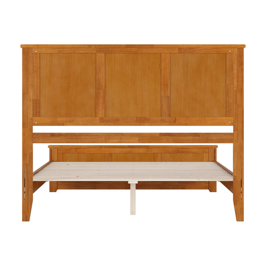 Charlotte Solid Wood Low Profile Platform Bed with Matching Footboard