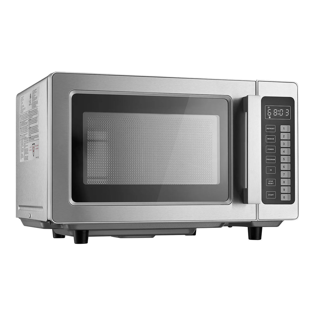 UIMOSO Countertop Microwave Oven, 0.9 Cu Ft, 1000W Digital Stainless Steel Microwave Oven with Touchscreen