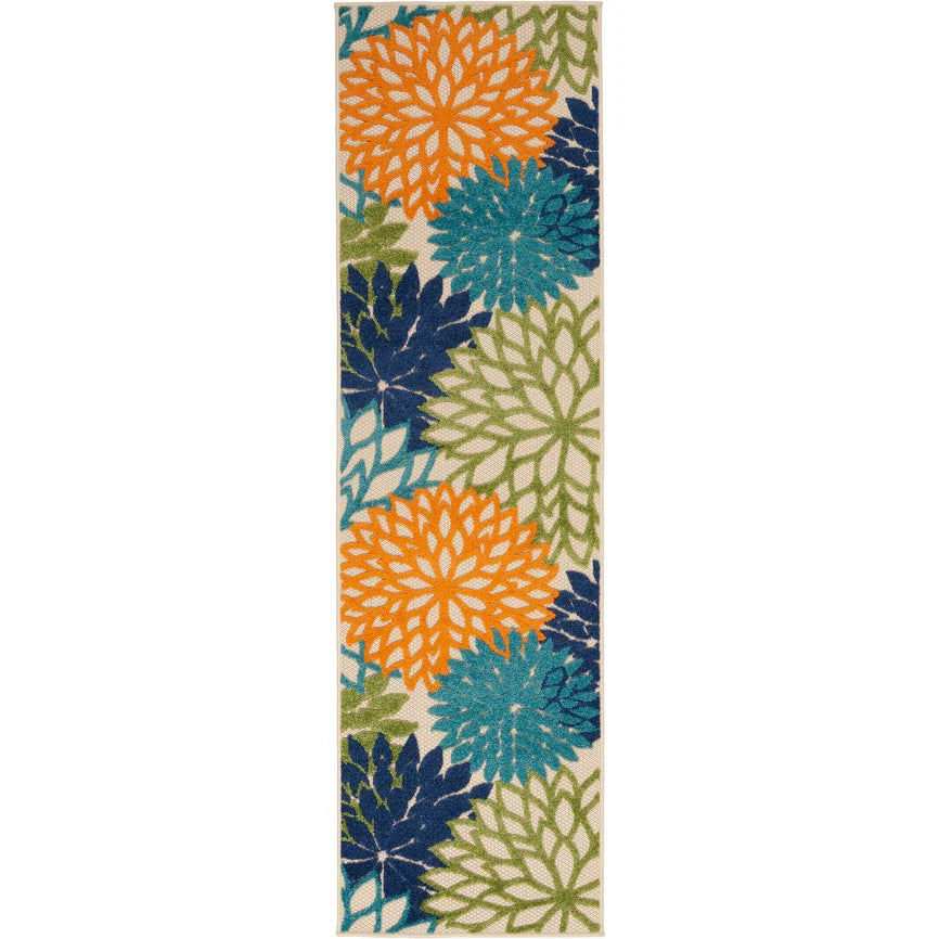 Aloha Floral Modern, Indoor/Outdoor Area Rug