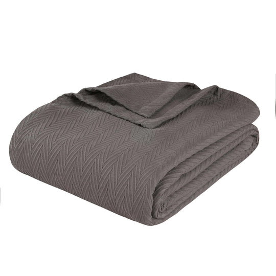 Metro Zig-Zag Chevron All-Season Bedding Cotton Blanket