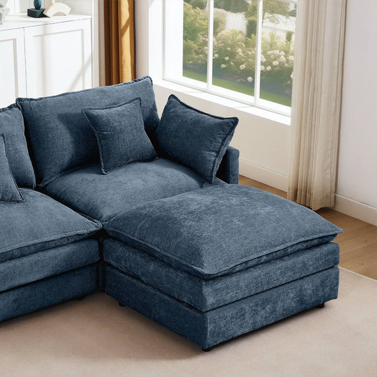 Modular Sectional Sofa, 102 Inch L Shaped Couch Set for Living Room