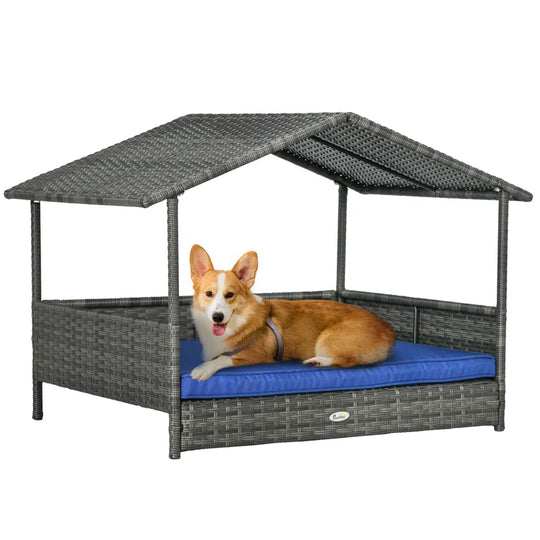 Lininger Wicker Dog House